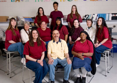With my York C.I. prison students and co-facilitators